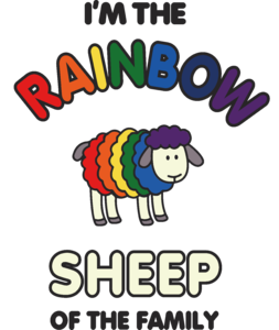 I'm the rainbow sheep of the family