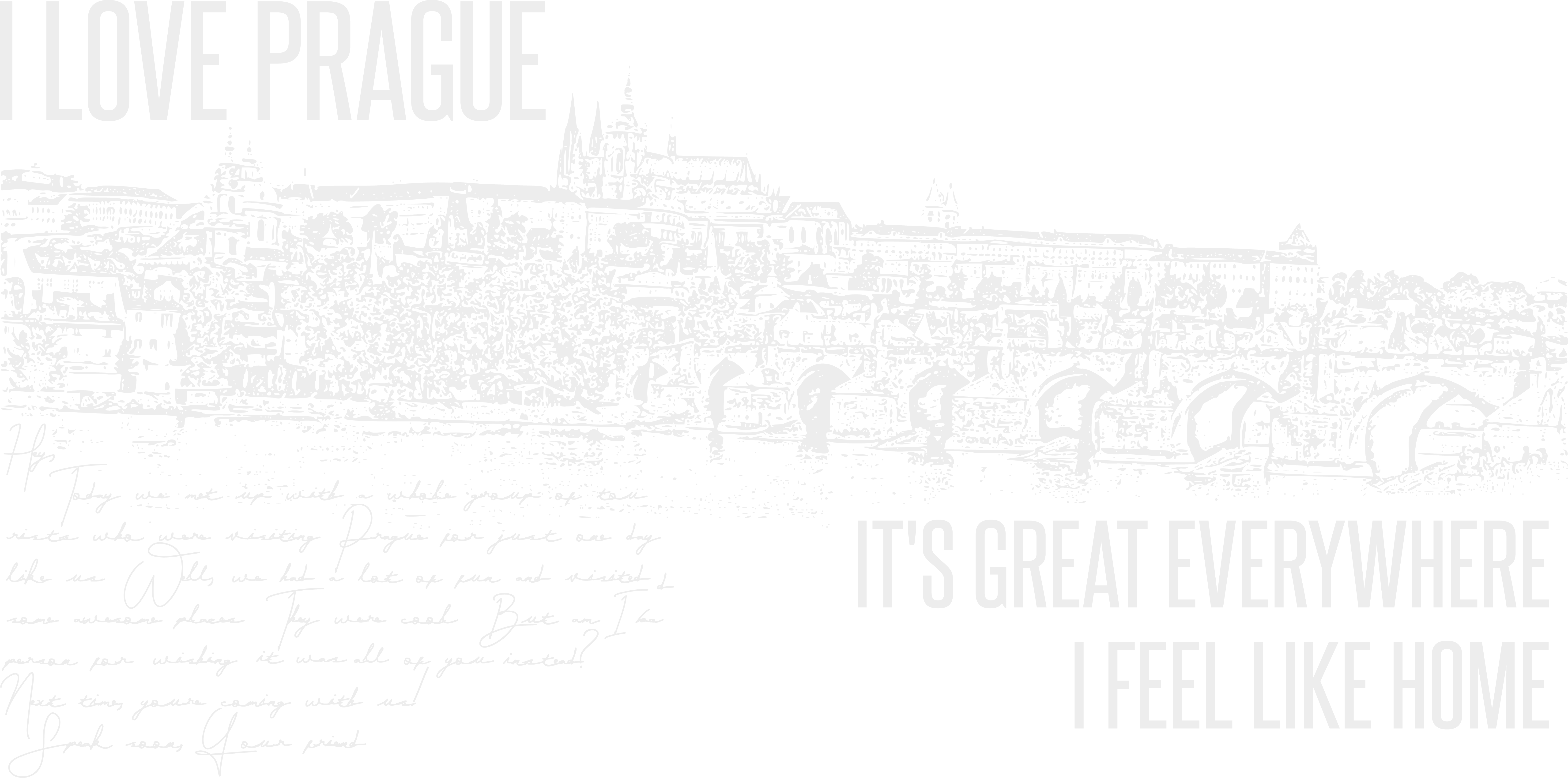 I love Prague – sötét termékre