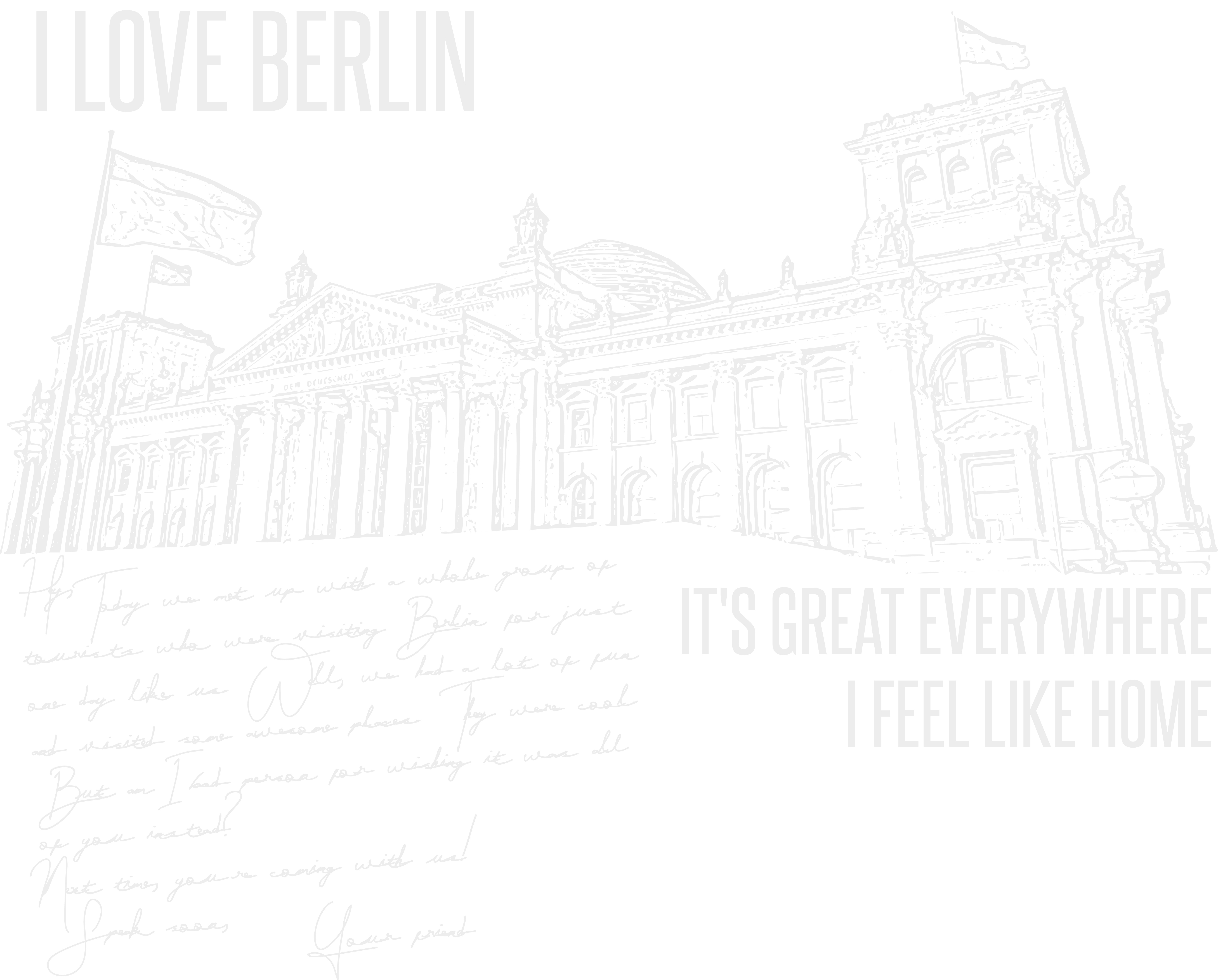 I love Berlin – sötét termékre